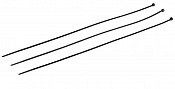 Хомуты пластиковые KBL-10 для монтажа греющего кабея на трубы  DN<80 (100шт)